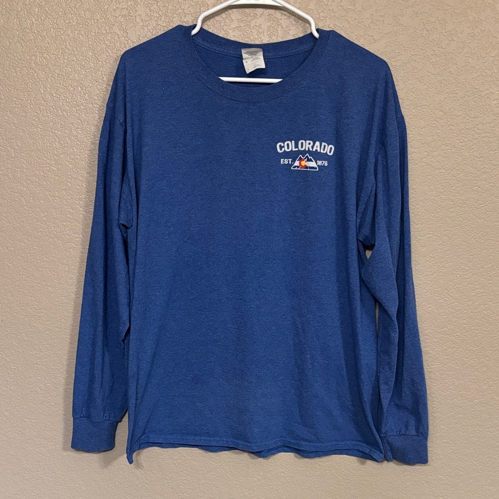 Blue Long Sleeve Colorado Tee